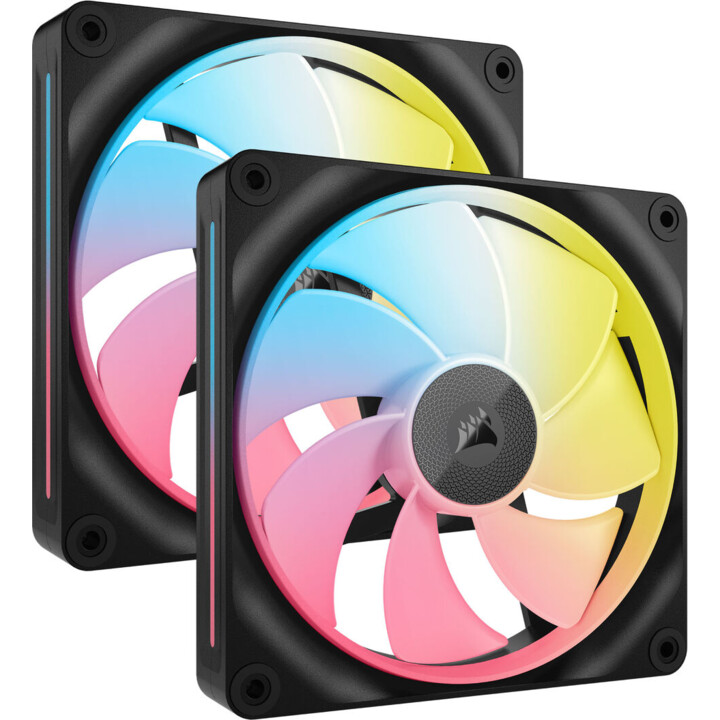 Corsair iCUE LINK LX140-R Reverse RGB PWM 140mm Dual Pack Black