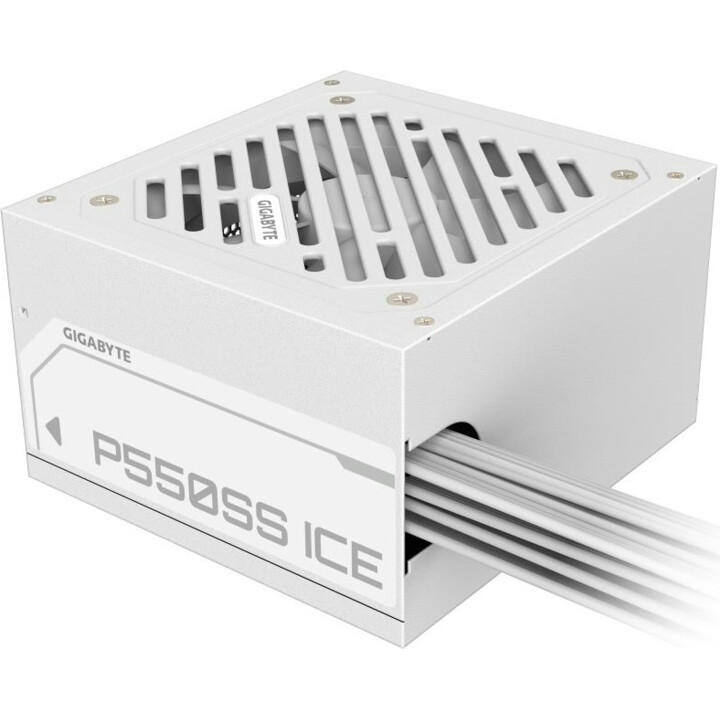 Power Supply|GIGABYTE|GP-P550SS ICE|550 Watts|Efficiency 80 PLUS SILVER|PFC Active|MTBF 100000 hours|GP-P550SSICE