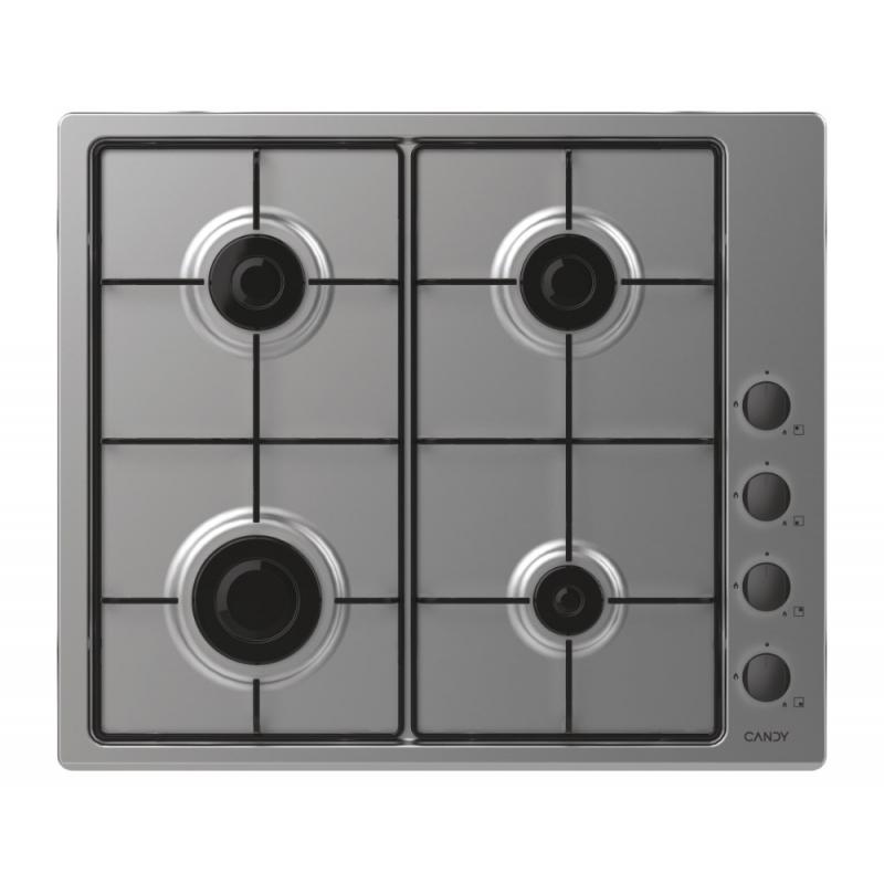 Candy Smart CHW6LBX/4U Acero inoxidable Integrado 60 cm Encimera de gas 4 zona(s)