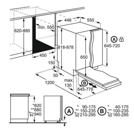 Lavavajillas integrable ELECTROLUX EEA23210L