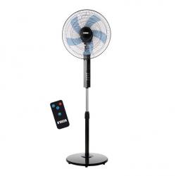 Ventilador de pie N'OVEEN F455 16"/40 cm con mando a distancia, Negro