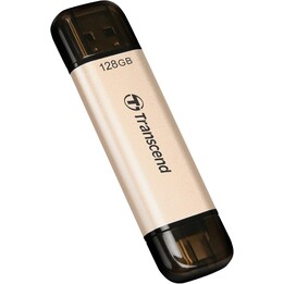 Transcend JetFlash 930C 128GB USB 3.2/USB-C Gold Pen Drive