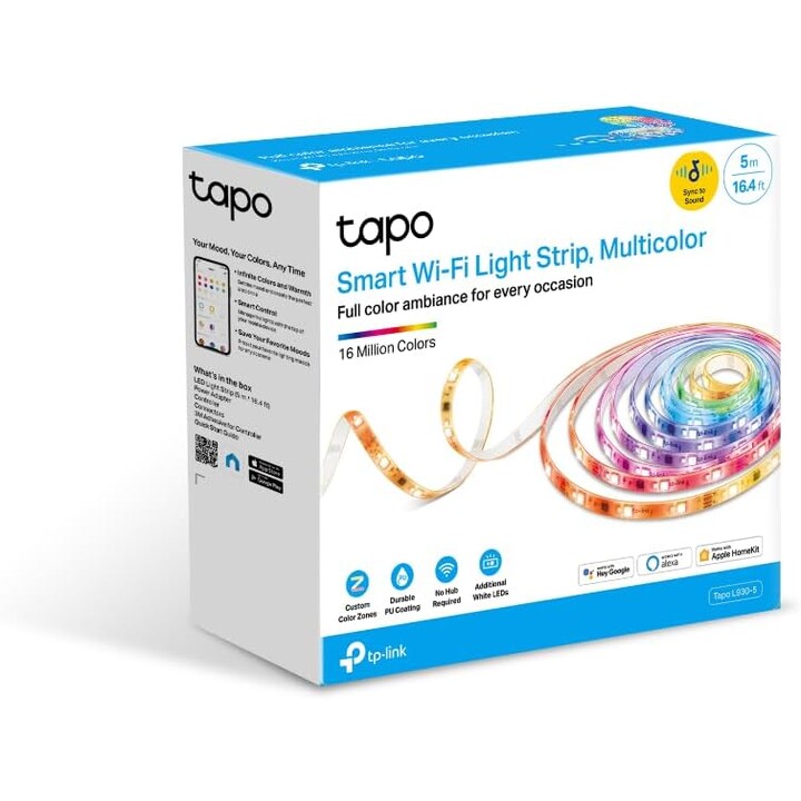 TP-Link Tapo L930-5 Smart Wi-Fi LED BAR (2100 mcd, variable colors, RGBIC, 5m)