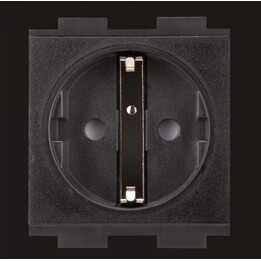 Módulo de tomada de energia CA Crestron para série Ft2, único, europeu "schuko", tipo F (ft2a-pwr-eu-1-basic) 6508436