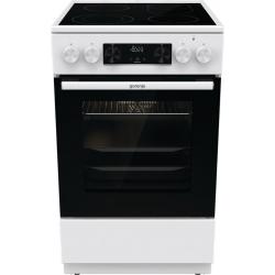 Cocina Vitrocerámica Gorenje GECS5C70WA Independiente 50 cm 70 L 4 Zonas Blacno