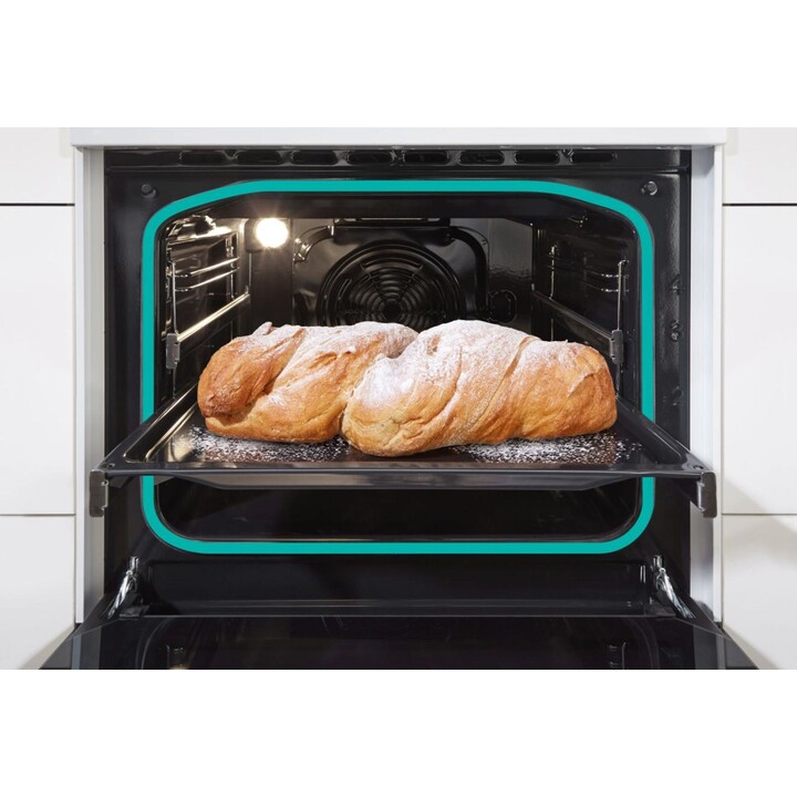 Cocina Vitrocerámica Gorenje GECS5C70WA Independiente 50 cm 70 L 4 Zonas Blanco