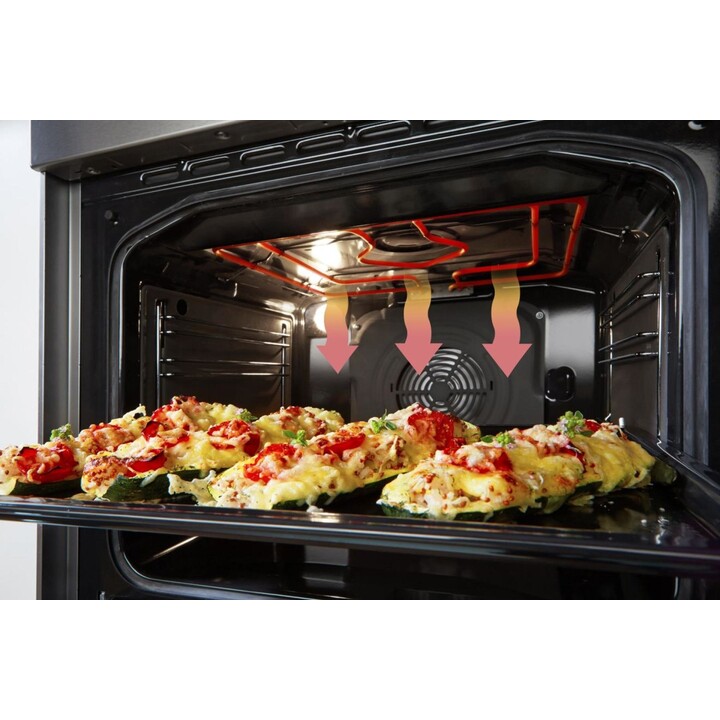 Cocina Vitrocerámica Gorenje GECS5C70WA Independiente 50 cm 70 L 4 Zonas Blanco