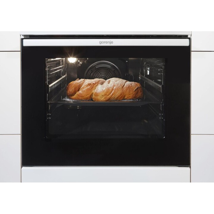 Cocina Vitrocerámica Gorenje GECS5C70WA Independiente 50 cm 70 L 4 Zonas Blanco