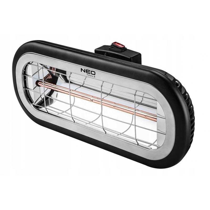 NEO TOOLS 90-032 calefactor eléctrico Infrarrojo Interior y exterior 2000 W Negro