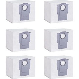 Accessoire pour aspirateur | ROBOROCK | Sac à poussière jetable 6 pièces | Blanc | Pour Q7 White+/Q7 White Max+/Q7 Black/ Q7 Bla