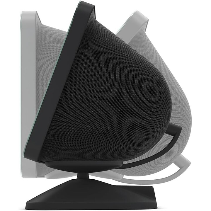 Adjustable Stand for Echo Show 8 (3rd Gen) with USB-C Charging Port, Charcoal