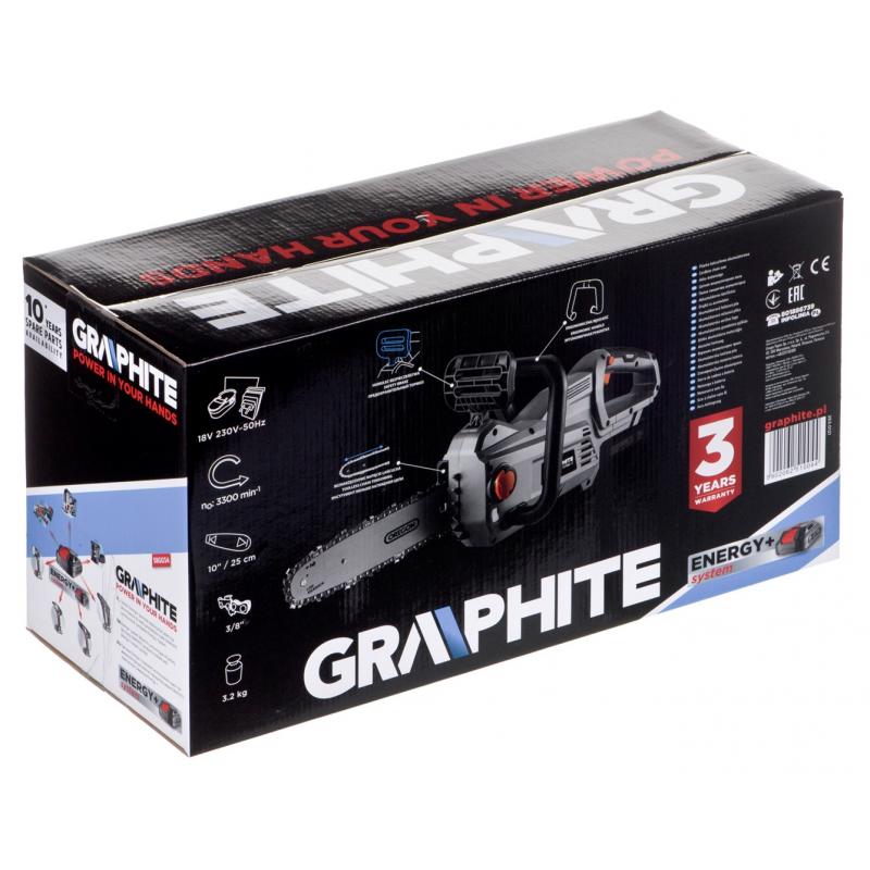 Motosierra sin cable 250 mm Grafito ENERGY+ 18 V