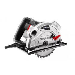 Sierra circular 1500W Graphite hoja de sierra circular 185 mm