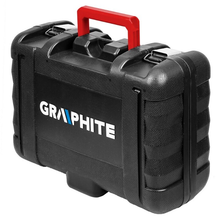 450W Graphite eccentric sander, 125/150mm disc, with case