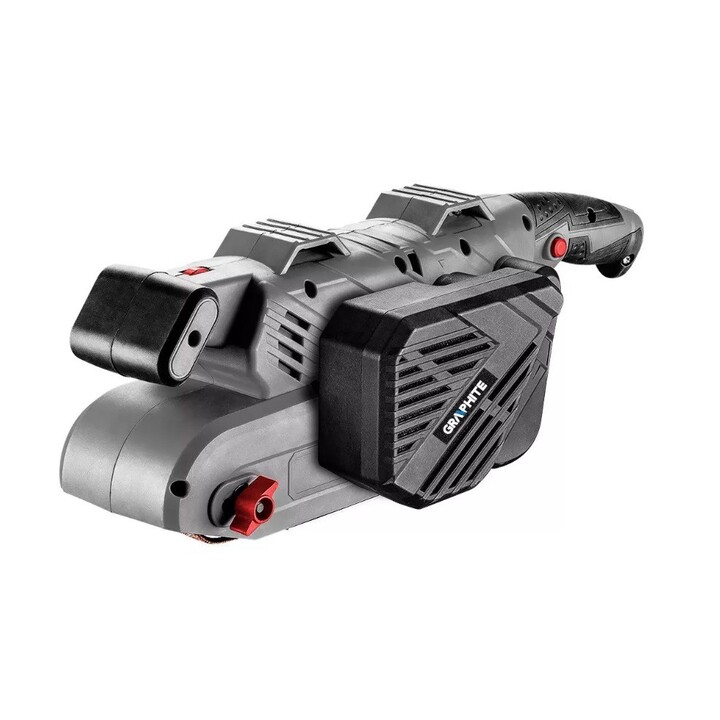 Lixadeira de cinta de grafite 900W 75x533 mm