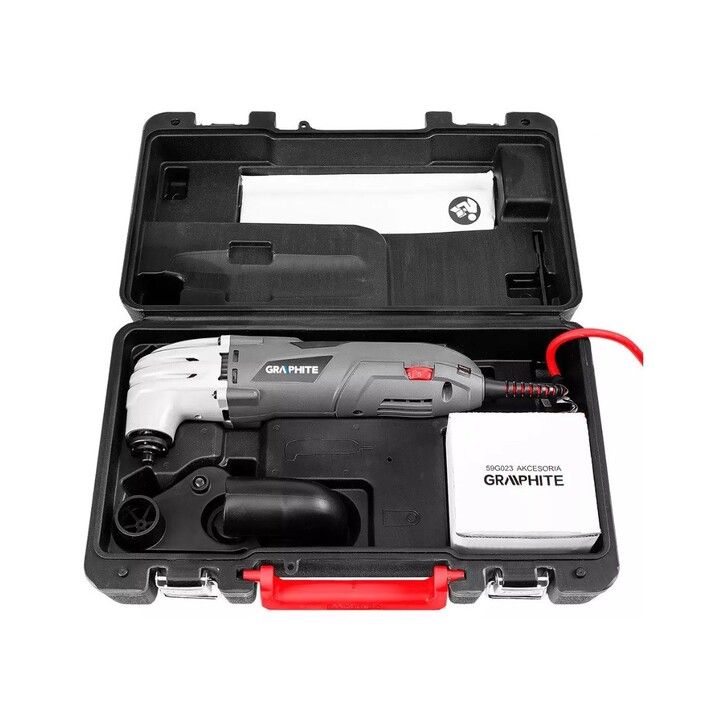 Multifunction machine 250W Graphite oscillation rate 15000-21000 per minute with carrying case