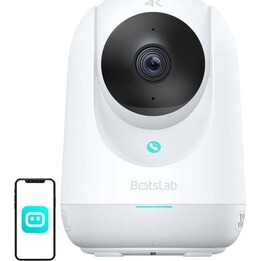 BOTSLAB 3C PRO C224 8MP WIFI 6 Câmera de vigilância de visão noturna