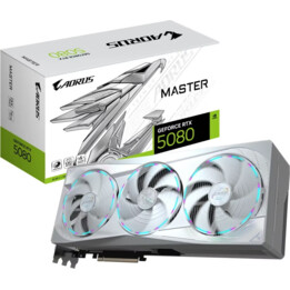 Scheda grafica Gigabyte AORUS GeForce RTX 5080 Master ICE da 16GB GDDR7 DLSS4