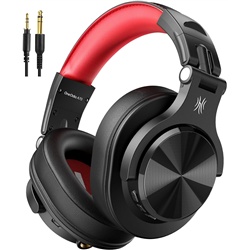 OneOdio Fusion A70 Rouge/Noir - Casque Bluetooth