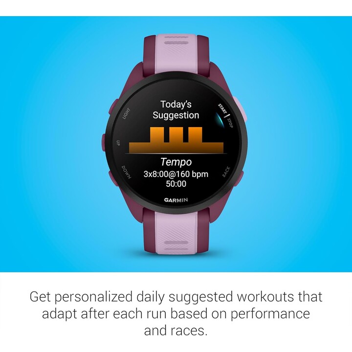 Garmin Forerunner 165 Music Roxo