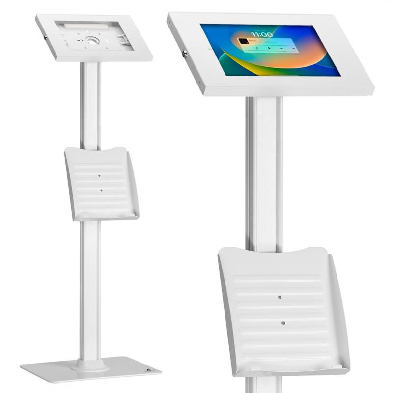 Maclean MC-476 - Tablet Floor Stand with Anti-Theft Protection