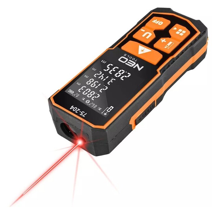 Neo Tools Laser Distance Meter Range 60m, IP54