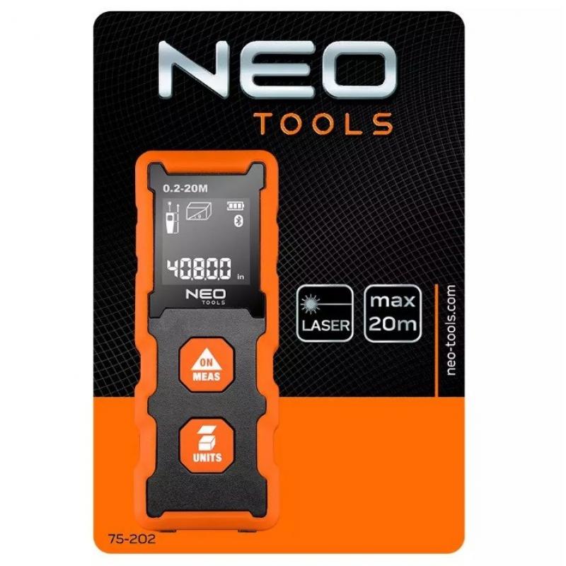 Telémetro láser Neo Tools Alcance 20 m