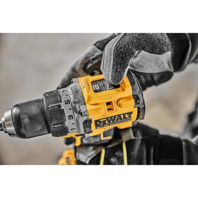 DeWALT DCD800E2T-QW taladro 2000 RPM 1,28 kg Negro, Amarillo