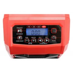 Yato YT-82940 radio Portátil Digital Negro, Rojo