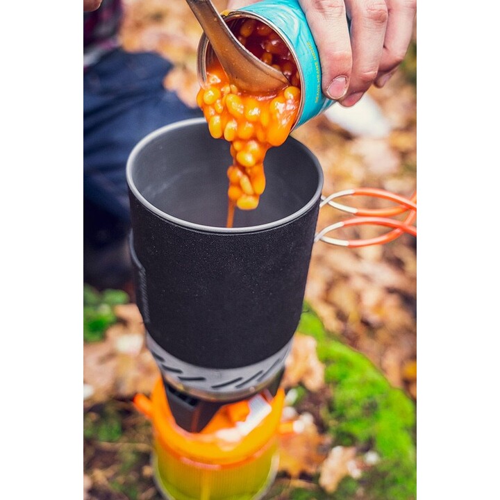 NEO TOOLS 63-151 camping stove with pot and burner black/orange