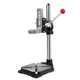 Soporte de taladro Graphite 56H655 400 mm para tareas profesionales de taladrado de precisión, Gris