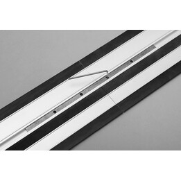 GRAPHITE 58G023-732 guías de sierra 2 x 700 mm con conector y 2 abrazaderas