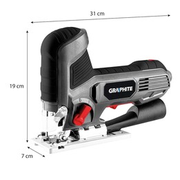GRAPHITE 58G078 Stichsäge 600W 230V