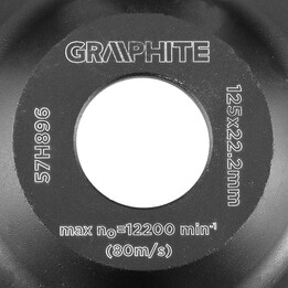 Graphite 57H896 Diamant-Schleifscheibe schwarz