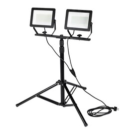Doppelstrahler 2x100W SMD LED 2 x 8500lm auf Stativ 1.8m