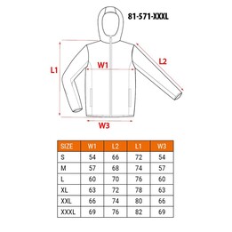 NEO tools 81-571-XXXL ropa de trabajo Chaqueta