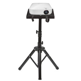 Maclean Tragbarer Ständer, für Projektor, Stahl, höhenverstellbar, 1,2 m, MC-920