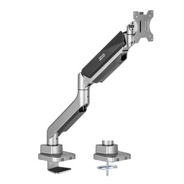 Supporto universale per monitor da scrivania Ergo Office, molla a gas 17"-35" 15 kg, VESA 75x75 / 100x100, ER-445