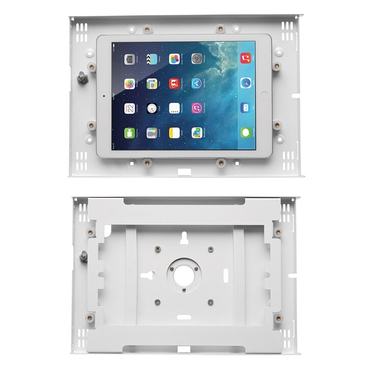 Maclean MC-909W Supporto da parete antifurto da banco per iPad Air Pro Samsung Galaxy Tab A (2019)