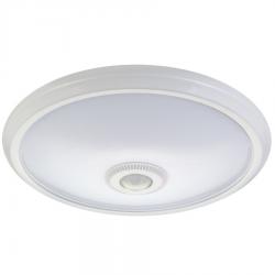 LED ceiling light with motion sensor and emergency power supply Maclean, PIR sensor and emergency power supply, range 6m, 12W, n