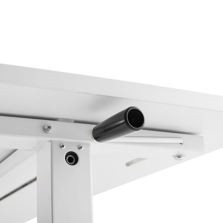 Mesa Ergo Office com altura ajustável manual, máx. 40 kg, altura máxima. 117 cm, com placa de apoio, ER-401 W