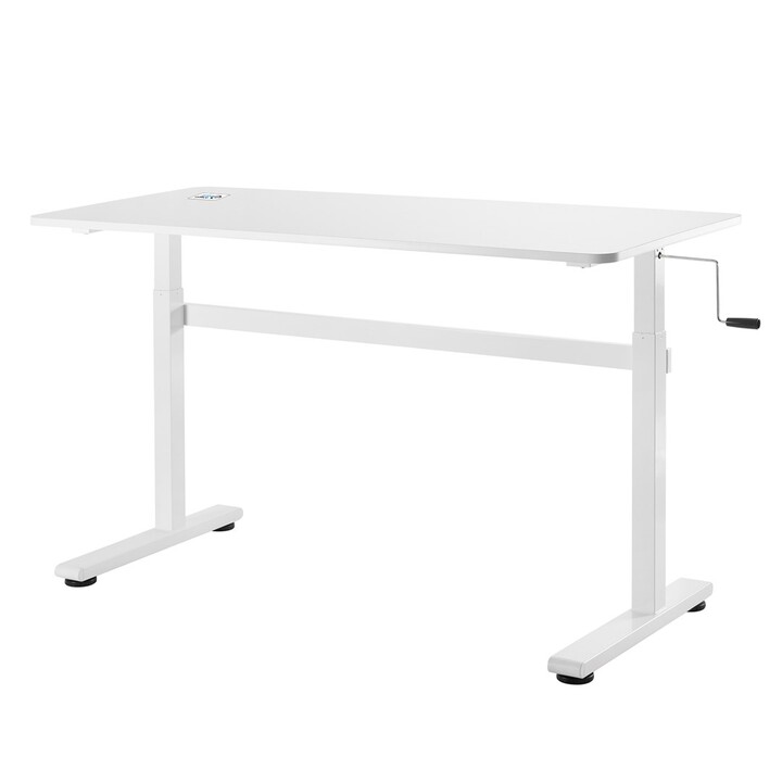 Mesa Ergo Office com altura ajustável manual, máx. 40 kg, altura máxima. 117 cm, com placa de apoio, ER-401 W