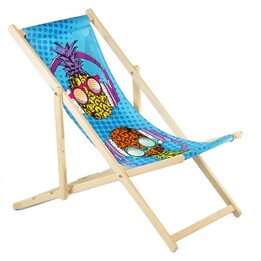 Klassische Buchenliege GreenBlue GB183 mit eigenem Druck