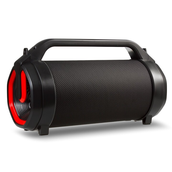 Audiocore AC875 Bazooka Caixa de som portátil Bluetooth Boombox 30W (20W + 5Wx2) IPX4 à prova de respingos / Rádio / microSD / Á