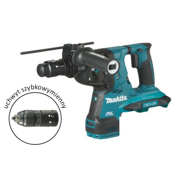 MAKITA DHR281Z rotary hammers SDS-Plus 2,9J 36V XPT AVT Negro, Azul