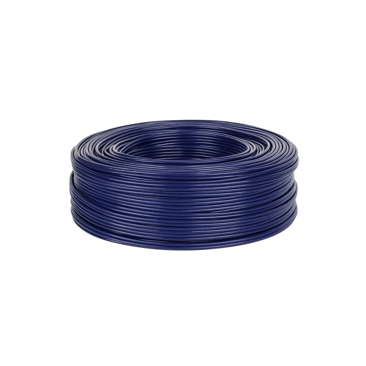 Kabel 2 x Cinch-4mm blau