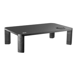Suporte para monitor Ergo Office ER-415, prateleira, carregamento sem fio Qi, ajustável, 17" - 32", carregador de indu