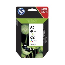 Original Hp Ink Pack n62 Black + Color