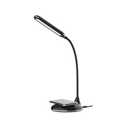Lampada da tavolo a LED 5W Ledia NA0232 + caricabatterie rapido wireless Qi 5W / Nero / MTK / 2002322