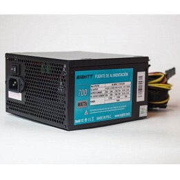 ATX power supply 700w Eightt Eps700 / Fan 120mm / 14db / 1x Eps / 12v 4 Pins / 4xSata / Pcie 6+2 / 2xIde / Black EPS700